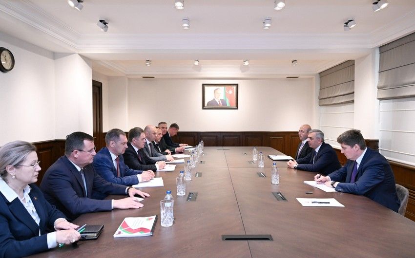 Samir Nuriyev Belarusun Baş nazirinin müavini ilə görüşüb