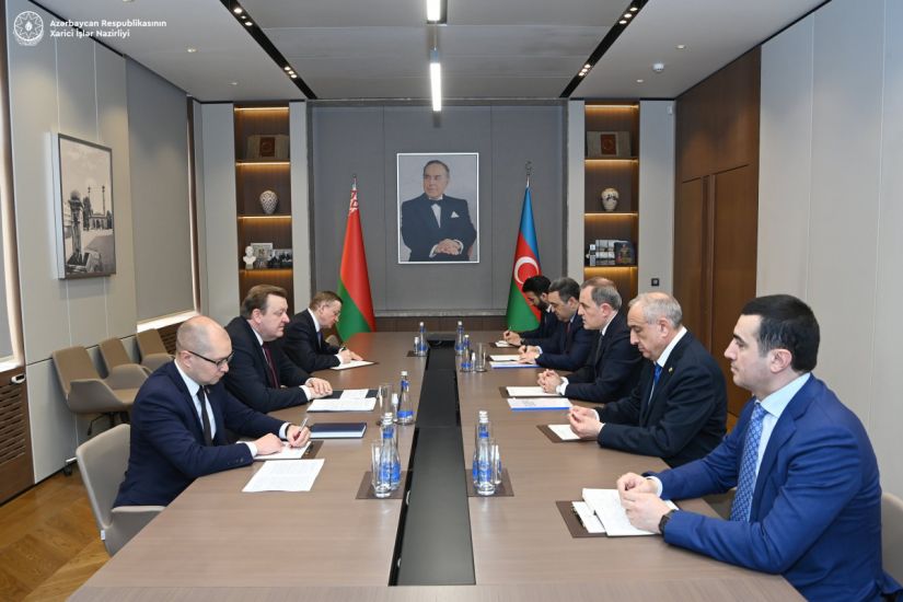 Azərbaycan və Belarus xarici işlər nazirlərinin geniştrəkibli görüşü keçirildi