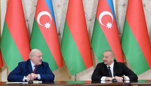Azərbaycan və Belarus prezidentləri mətbuata bəyanatlarla çıxış ediblər -     YENİLƏNDİ - 2 — foto 8