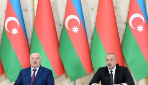 Azərbaycan və Belarus prezidentləri mətbuata bəyanatlarla çıxış ediblər -     YENİLƏNDİ - 2 — foto 6