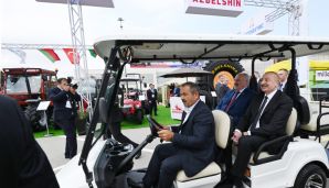 Azərbaycan və Belarus prezidentləri “Caspian Agro” və “InterFood Azerbaijan” sərgiləri ilə tanış olublar -   FOTO -  YENİLƏNDİ — foto 9