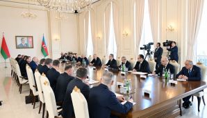 Azərbaycan və Belarus prezidentlərinin geniş tərkibdə görüşü keçirilib -     FOTOLAR - YENİLƏNDİ — foto 3