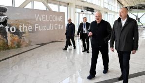 İlham Əliyev və Aleksandr Lukaşenko Füzulidə -   FOTOLAR - YENİLƏNDİ — foto 4