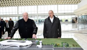 İlham Əliyev və Aleksandr Lukaşenko Füzulidə -   FOTOLAR - YENİLƏNDİ — foto 6