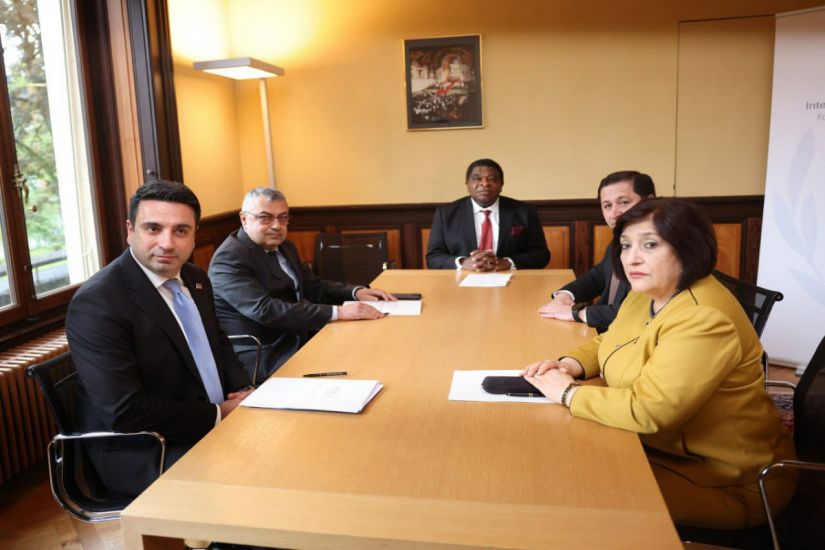 Azərbaycan və Ermənistan parlamentlərinin sədrləri Cenevrədə görüşdü