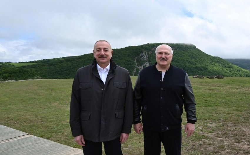 Prezident İlham Əliyev və Prezident Aleksandr Lukaşenko Cıdır düzündə olublar -     YENİLƏNDİ