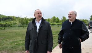 Prezident İlham Əliyev və Prezident Aleksandr Lukaşenko Cıdır düzündə olublar -     YENİLƏNDİ — foto 1
