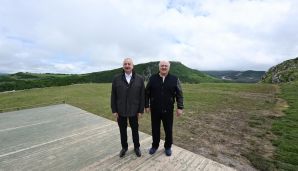 Prezident İlham Əliyev və Prezident Aleksandr Lukaşenko Cıdır düzündə olublar -     YENİLƏNDİ — foto 3