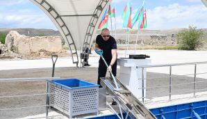 Cəbrayılın Karxulu kəndinin təməli qoyulub — foto 2