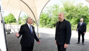 Zəngilan şəhərinin daxili yol-kommunikasiya şəbəkəsinin təməli qoyulub -     FOTO - YENİLƏNDİ — foto 3