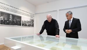 Azərbaycan və Belarus prezidentləri Şuşada “Heydər Əliyev və Qarabağ” sərgisinə baxıblar -   YENİLƏNDİ — foto 2