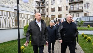Prezident İlham Əliyev və Lukaşenko Şuşaya səfər ediblər -     YENİLƏNDİ — foto 2