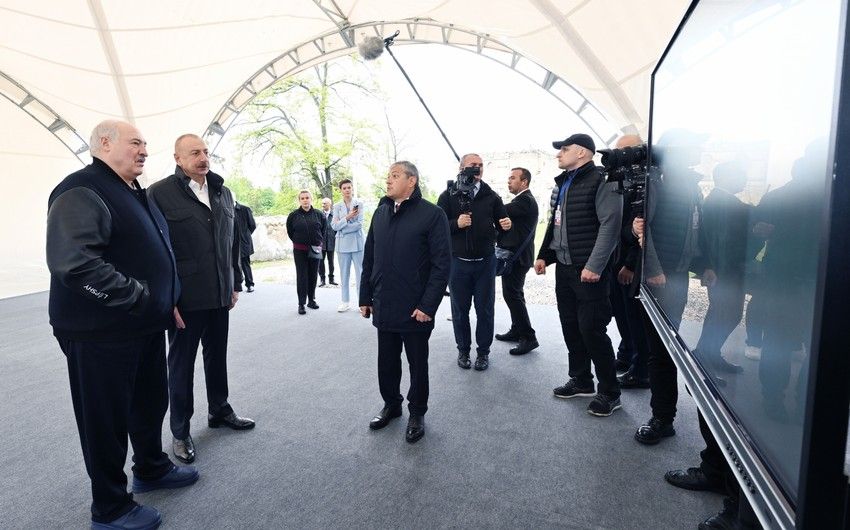 Azərbaycan və Belarus prezidentlərinə Şuşanın Baş planı barədə məlumat verilib -     YENİLƏNDİ