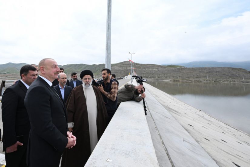Azərbaycan ilə İranın dövlət sərhədində Prezident İlham Əliyevin və Prezident Seyid İbrahim Rəisinin görüşü olub -   YENİLƏNDİ - 3 - FOTO