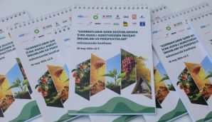 “Azərbaycanın qərb regionlarında icma əsaslı aqroturizmin inkişafı imkanları və perspektivləri” mövzusunda konfrans keçirilib -   FOTOLAR — foto 10