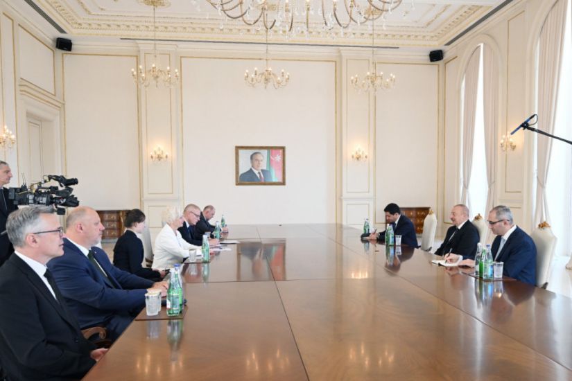 Prezident Latviya Seyminin sədrini qəbul etdi -   YENİLƏNDİ
