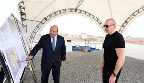Prezident İlham Əliyev Ağdam rayonunun Tağıbəyli kəndinin təməlini qoydu -   FOTO - YENİLƏNDİ — foto 1