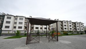 Prezident və birinci xanım Xocalı şəhərində 15 çoxmənzilli binada təmir və yenidənqurmadan sonra yaradılan şəraitlə tanış olublar -     YENİLƏNDİ — foto 6