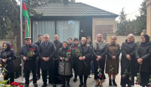 Abşeron rayonunda Vətən Müharibəsi şəhidləri yad edilib -   FOTOLAR — foto 5