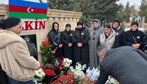 Abşeron rayonunda Vətən Müharibəsi şəhidləri yad edilib -   FOTOLAR — foto 8