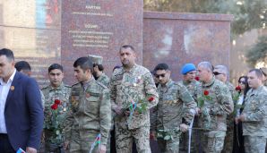 Abşeron rayonunda Zəfər Günü böyük coşqu ilə qeyd olunub -   FOTOLAR — foto 16