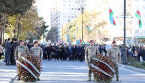 Abşeron rayonunda Zəfər Günü böyük coşqu ilə qeyd olunub -   FOTOLAR — foto 1