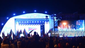 Bakıda Zəfər Günü münasibətilə keçirilən konsert atəşfəşanlıqla davam edib -   FOTO — foto 4