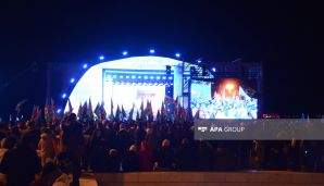Bakıda Zəfər Günü münasibətilə keçirilən konsert atəşfəşanlıqla davam edib -   FOTO — foto 6
