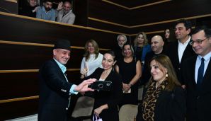 Leyla Əliyeva, İordaniya şahzadəsi və ICCROM-un baş direktoru "Manqurt" tamaşasını izləyiblər -   FOTO — foto 18