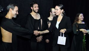 Leyla Əliyeva, İordaniya şahzadəsi və ICCROM-un baş direktoru "Manqurt" tamaşasını izləyiblər -   FOTO — foto 5