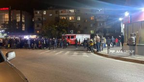 Bakıda 7 avtomobilin toqquşması nəticəsində ağır qəza baş verib -       FOTO — foto 1