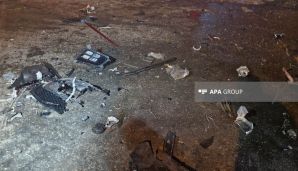Bakıda 7 avtomobilin toqquşması nəticəsində ağır qəza baş verib -       FOTO — foto 2