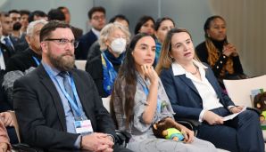 Leyla Əliyeva COP29-da nadir canlıların mühafizəsinə həsr olunan panel müzakirələrində iştirak edib — foto 7