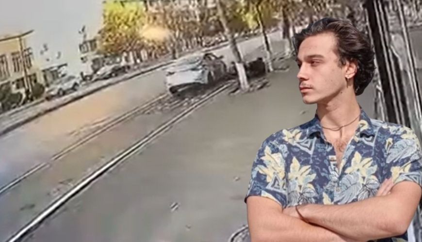 Bakıda taksi sürücüsü motosikleti sıxışdırdı, türkiyəli gənc yıxılıb öldü -     Anbaan görüntülər