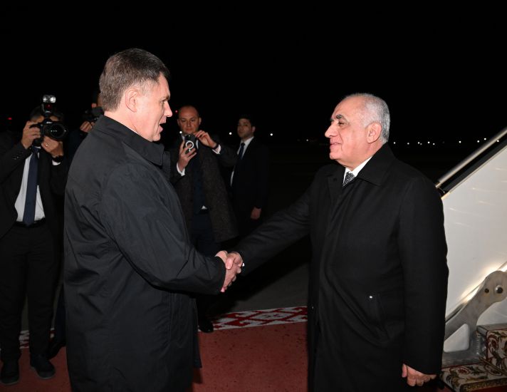 Baş Nazir Əli Əsədov Belarusda rəsmi səfərdədir