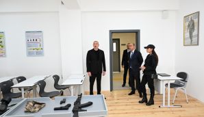 Prezident Cəbrayıl şəhərində Mehdi Mehdizadə adına tam orta məktəbin binasının açılışında iştirak etdi -   FOTO - YENİLƏNDİ — foto 3