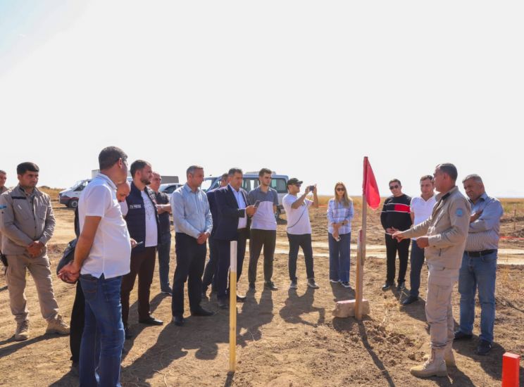 Media nümayəndələri üçün humanitar minatəmizləmə sahəsində təlim təşkil edilib -   FOTOLAR