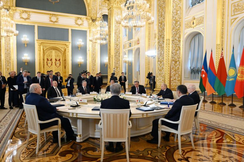 Moskvada MDB Dövlət Başçıları Şurasının məhdud tərkibdə iclası keçirilib, Prezident İlham Əliyev iclasda iştirak edib -     YENİLƏNDİ - 3