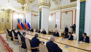 Moskvada Prezident İlham Əliyevin Rusiya Prezidenti Vladimir Putinlə görüşü olub -     FOTO - YENİLƏNDİ - 2 — foto 3