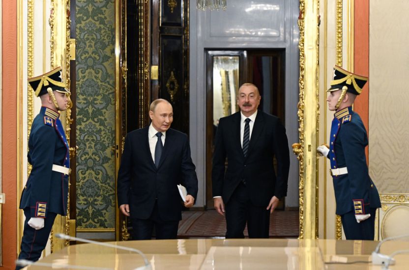 Moskvada Prezident İlham Əliyevin Rusiya Prezidenti Vladimir Putinlə görüşü olub -     FOTO - YENİLƏNDİ - 2