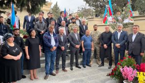 Abşeronda şəhidlərimiz ildönümlərində yad edildi -         FOTOLAR — foto 9