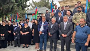 Abşeronda şəhidlərimiz ildönümlərində yad edildi -         FOTOLAR — foto 10