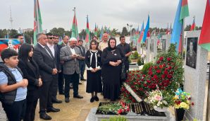 Abşeronda şəhidlərimiz ildönümlərində yad edildi -         FOTOLAR — foto 3