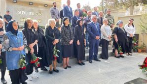 Abşeronda şəhidlərimiz ildönümlərində yad edildi -         FOTOLAR — foto 1