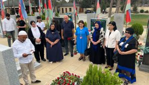 Abşeronda şəhidlərimiz ildönümlərində yad edildi -         FOTOLAR — foto 6