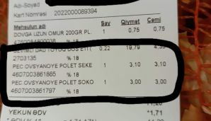 “Rahat” marketdə endirimdə olan məhsul müştəridən əvvəlki qiyməti ilə çıxılıb -       Mağazalar şəbəkəsindən AÇIQLAMA — foto 2