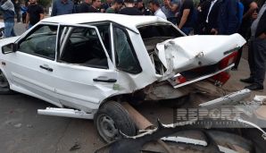 Azərbaycanda toy karvanında qəza: ölən var -   FOTO - YENİLƏNDİ — foto 1