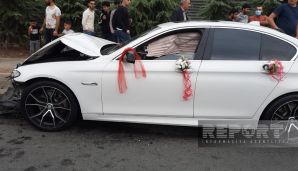 Azərbaycanda toy karvanında qəza: ölən var -   FOTO - YENİLƏNDİ — foto 2