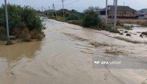Azərbaycanda bu rayonun çox hissəsini su basdı -       FHN məlumat yaydı - FOTOLAR — foto 4