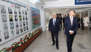 AHİK sədri qurumun Əmək və Sоsial Münasibətlər Akademiyasında tədrisin vəziyyəti ilə maraqlanıb -       FOTOLAR — foto 8